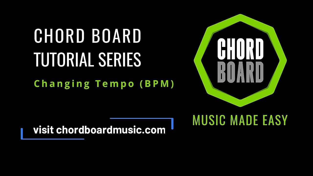Changing Tempo (BPM)